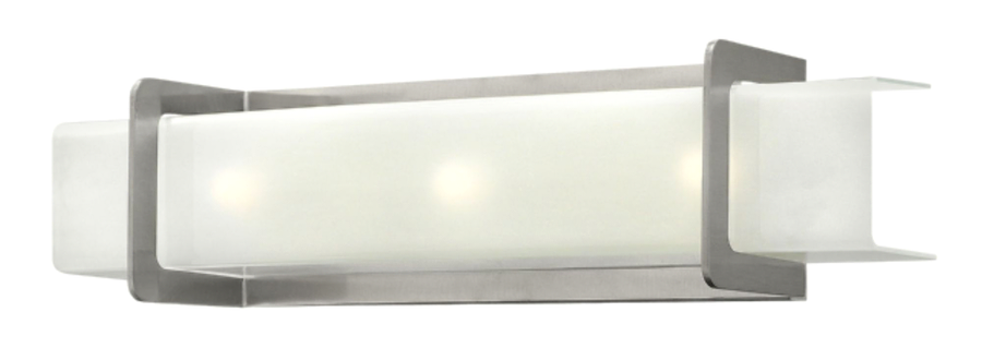 Hinkley Union 52373BN three-light bath vanity fixture in Brushed Nickel