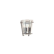 Hudson Valley Fairview 9002-BN Black Nickel wall sconce with a tapered transparent surround and candle-style lights