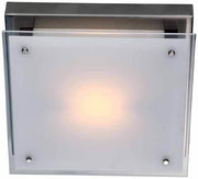DVI Helios DVP10341 flush mount with a square pale diffuser and clear perimeter