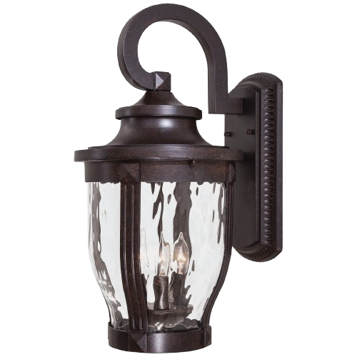 Merrimack 3 Light Corona Bronze Outdoor Wall Mount