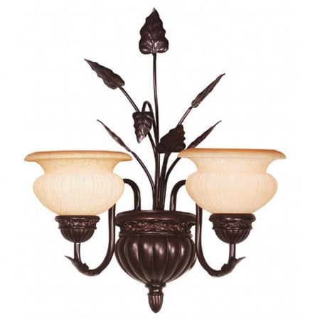 Kenroy Terrace 90192ORB two-light wall sconce