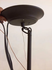 Kichler Searcy Street canopy with loop-and-link stem connection