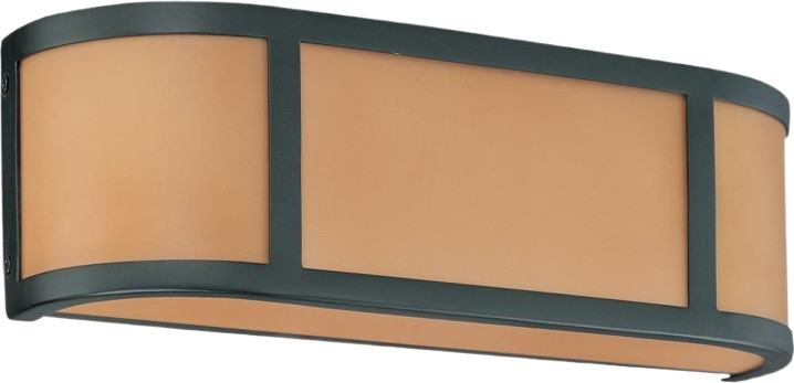 Odeon ES 2-Light Wall Sconce with Parchment Glass – Includes (2) 13W GU24 Lamps