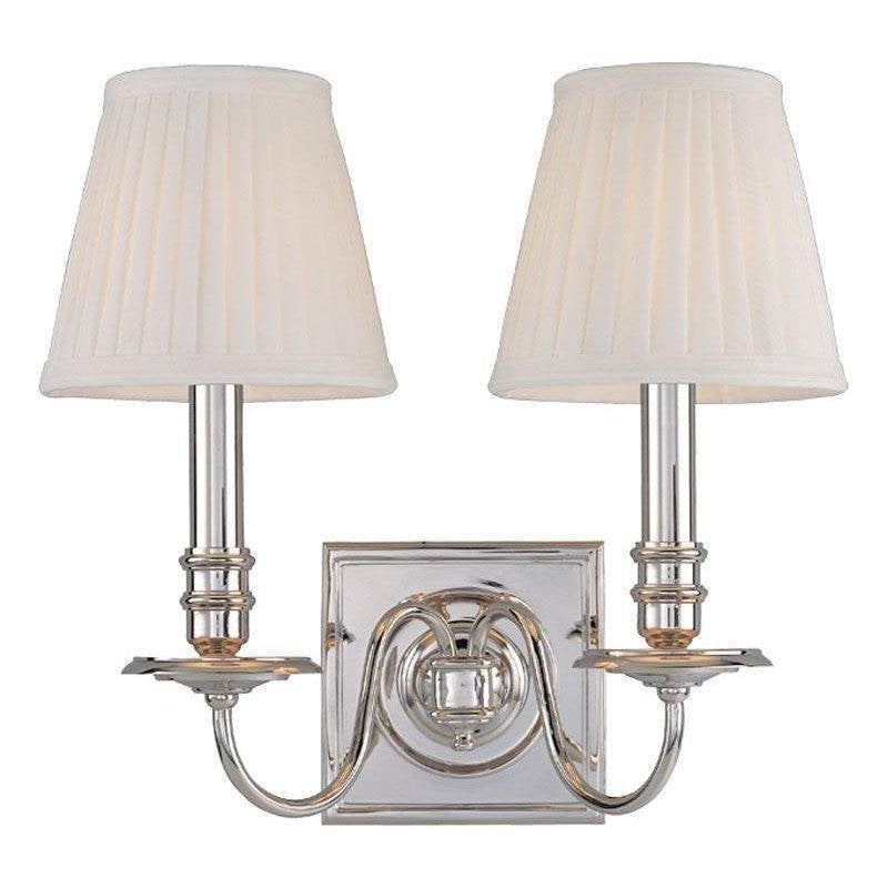 Hudson Valley Sheldrake 2-Light Wall Sconce - SKU 202-PN