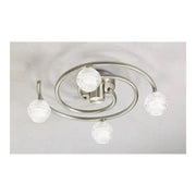 Mantra Dali 4-Light Ceiling Light Satin Nickel (0097SN) — D0097SN