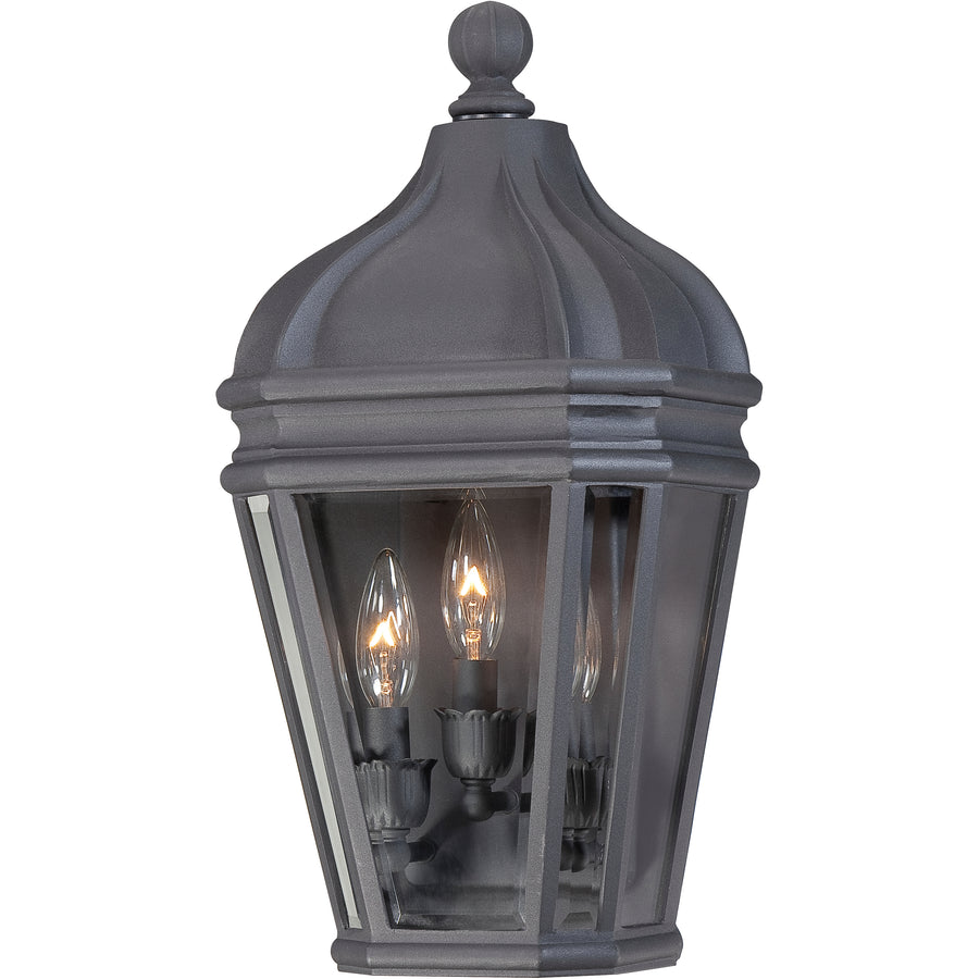 Minka-Lavery 8698-66 pocket lantern showing its moulded bands, domed cap and candle-style interior