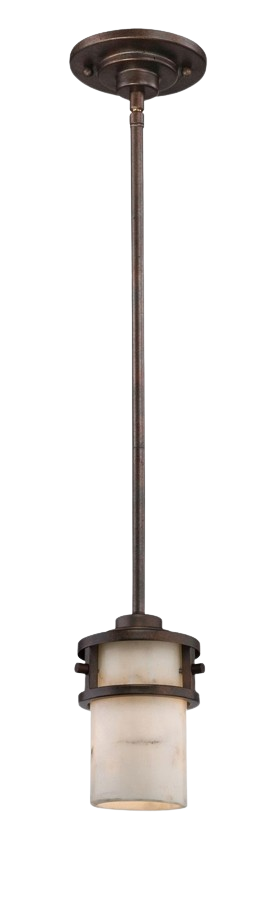 Quoizel Kyle 1-Light Mini Pendant In Iron Gate Finish