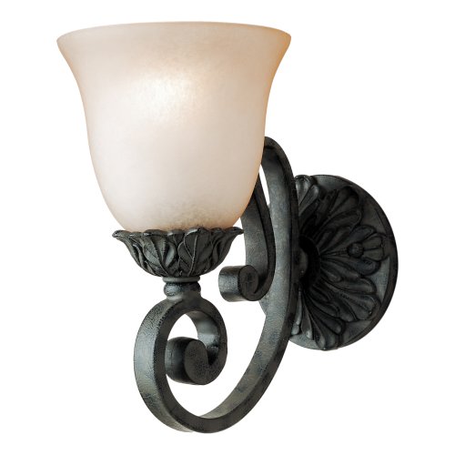 Quoizel Barrington BA8701 one-light wall sconce in Shadow Mist