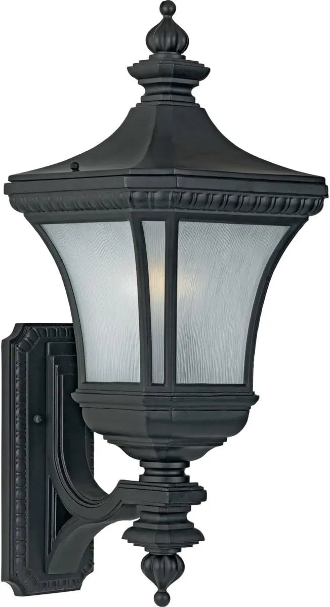 Quoizel Devon DE8959K one-light outdoor wall lantern in Mystic Black