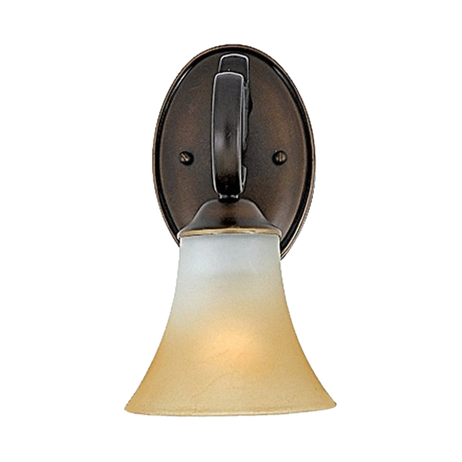 Quoizel Duchess 1-Light Sconce Bath Vanity Fixture In Palladian Bronze — DH8601PN