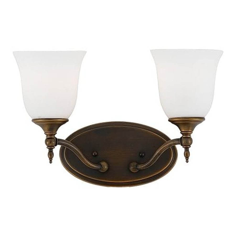 Quoizel Heartland 2-Light Bath Bar (HA8602FR) — HA8602FR