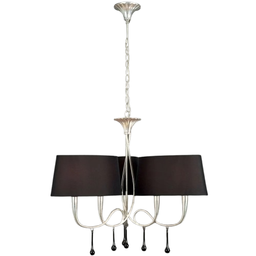 Mantra Paola Chandelier – Elegant Crystal Ceiling Light