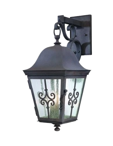 Troy Lighting Markham 3-Light Outdoor Wall Lantern In Weathered Bronze