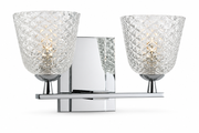 Hudson Valley Lighting Grafton 2-Light Bath Vanity - Polished Chrome - SKU 4062-PC