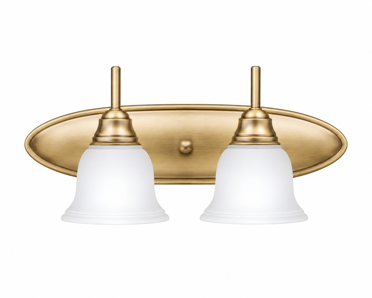 Kichler Portsmouth Antique Brass 2-Light Vanity Light