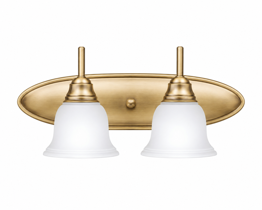 Kichler Portsmouth Antique Brass 2-Light Vanity Light