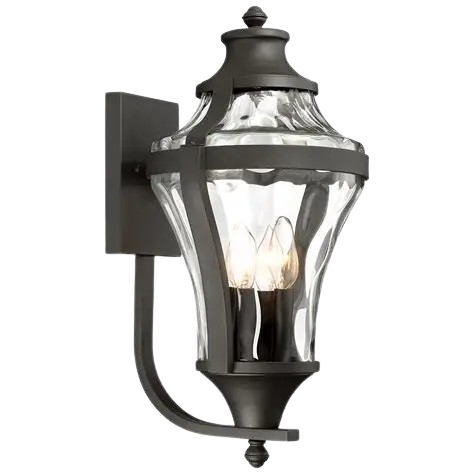 Libre 4 Light 21 Inch Coal Outdoor Wall Lamp, Great Outdoors