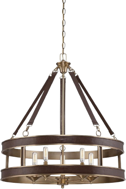 Savoy House Penrose 5-Light Chandelier In Matte Black