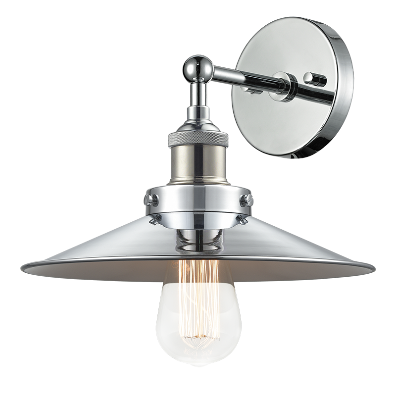 Matteo Bulstrode's Workshop W46111CHCH wall sconce in Chrome