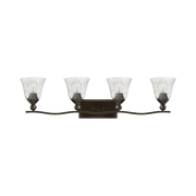 Front view of the Old Bronze Bolla four-light vanity