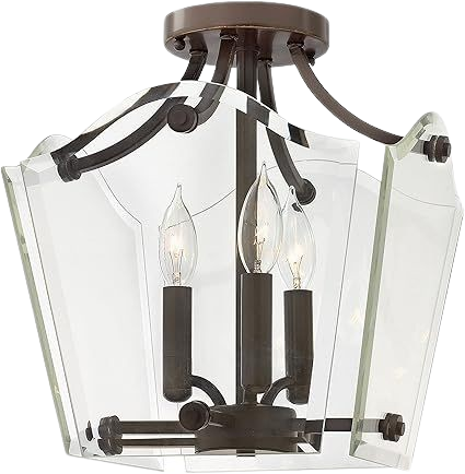 Hinkley Wingate 3-Light Semi-Flush Mount In Oil Rubbed Bronze